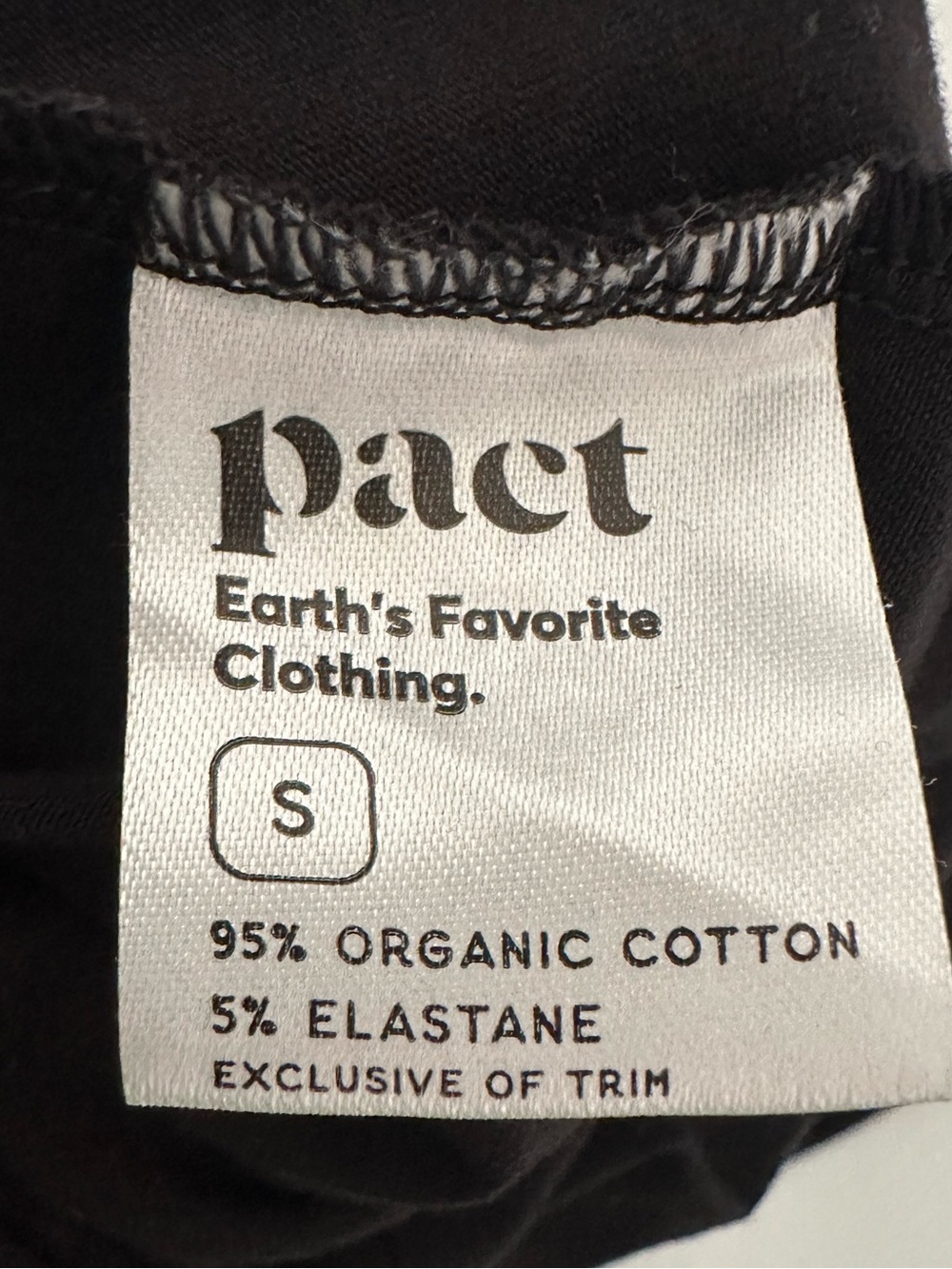 Pact Organic Cotton Midi Dress Black Racerback Pockets Fit And Flare Small - Picture 12 of 12